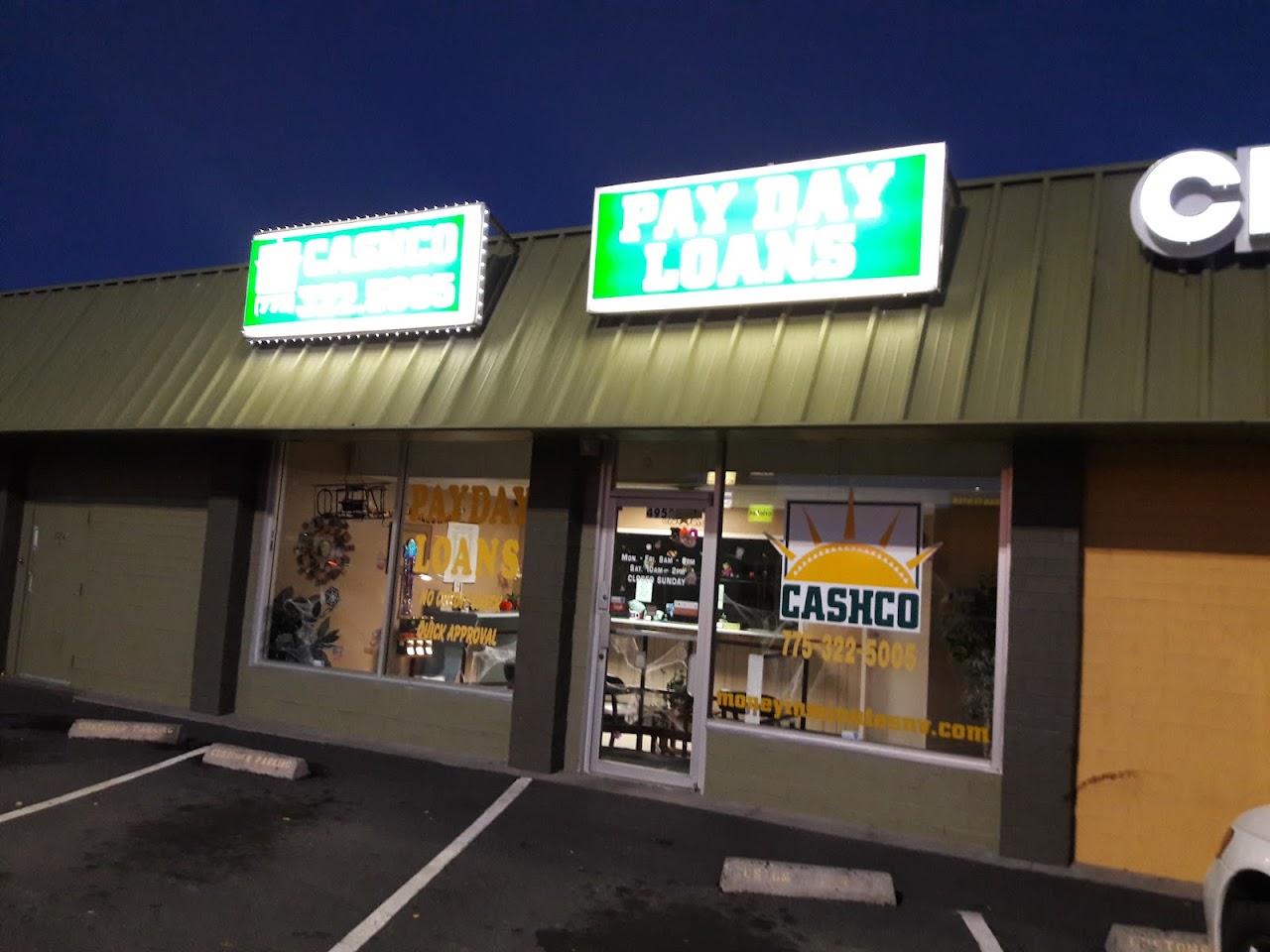 Cashco - exterior - Reno, Nevada