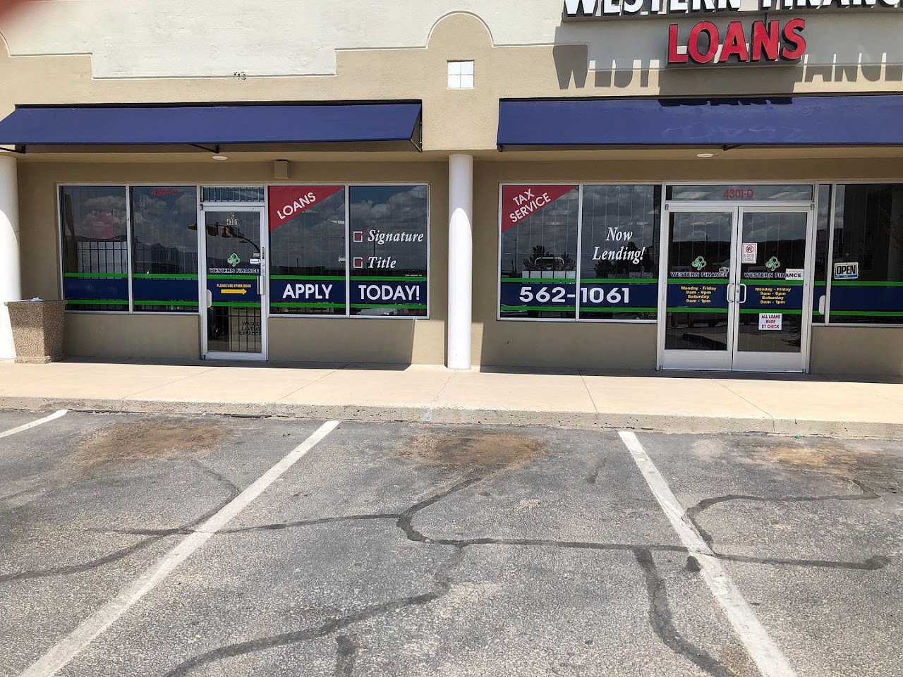 Western Finance - exterior - El Paso, Texas