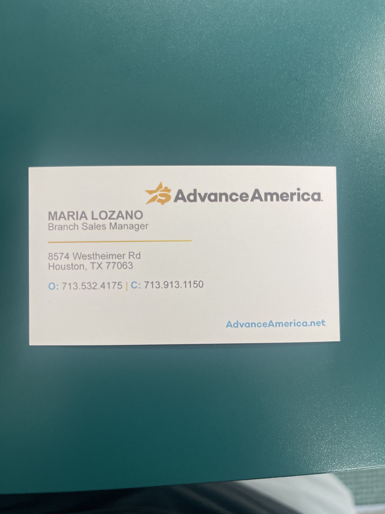 Advance America - exterior - Houston, Texas