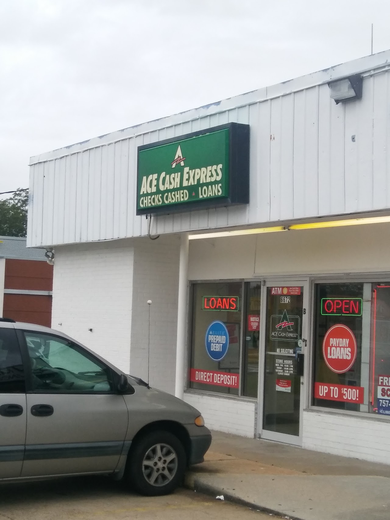 ACE Cash Express - exterior - Virginia Beach, Virginia