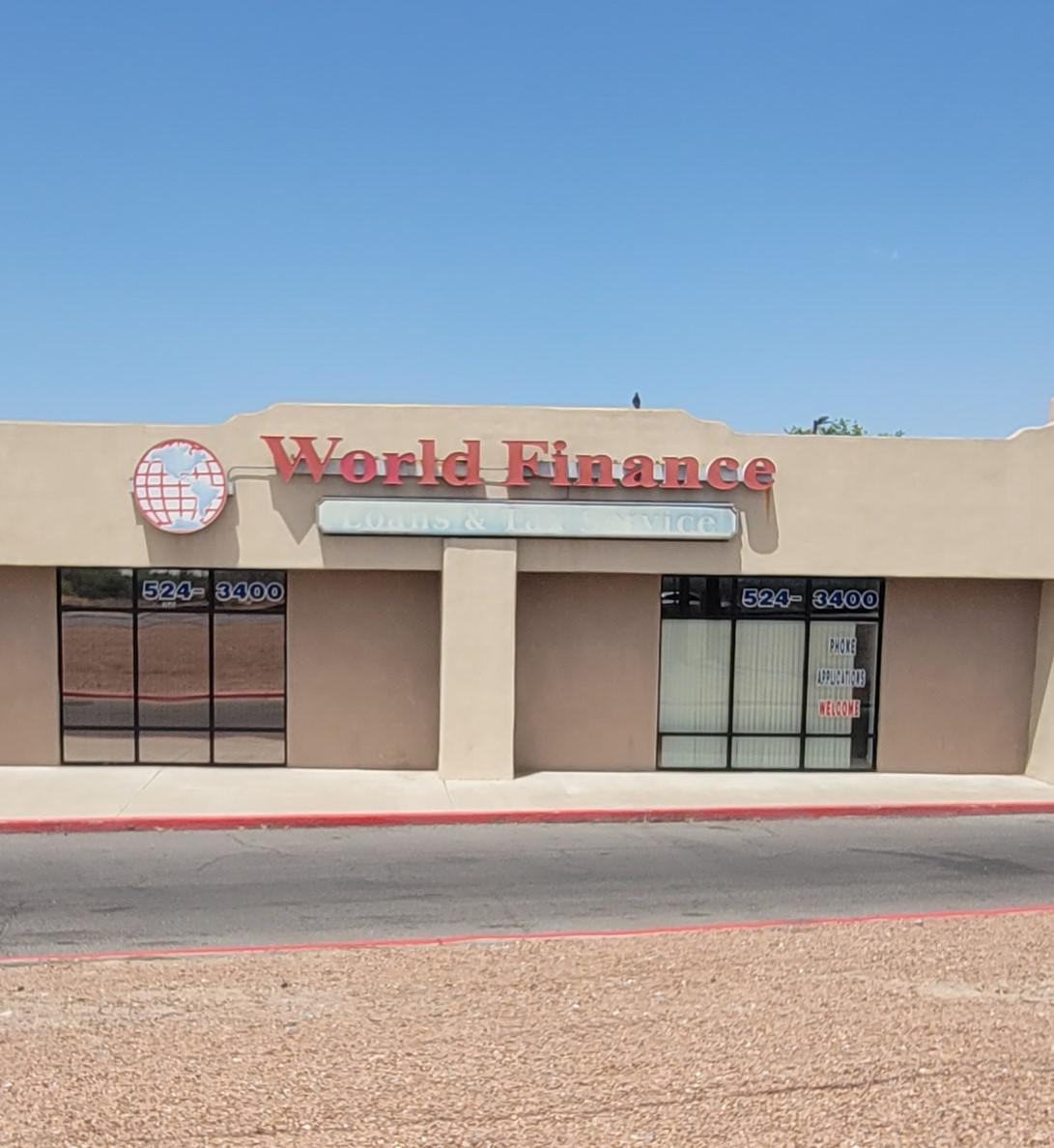 World Finance payday loans in Las Cruces, New Mexico (NM)