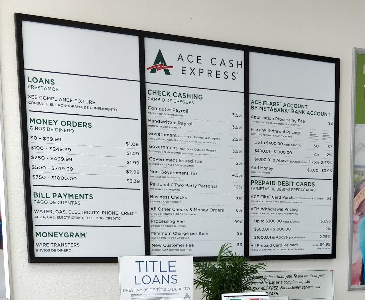 ACE Cash Express payday loans in Portland, Oregon (OR)