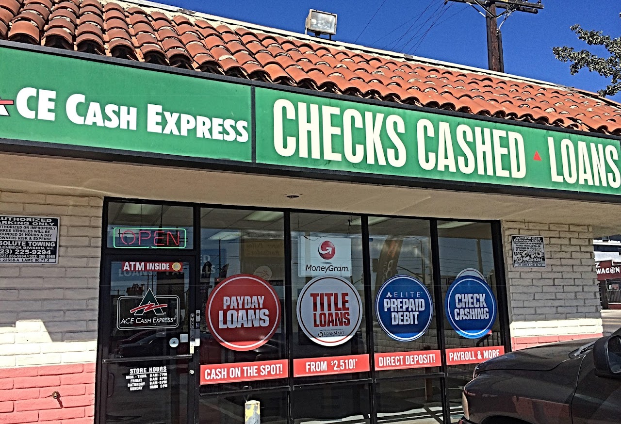 ACE Cash Express payday loans in Los Angeles, California (CA)