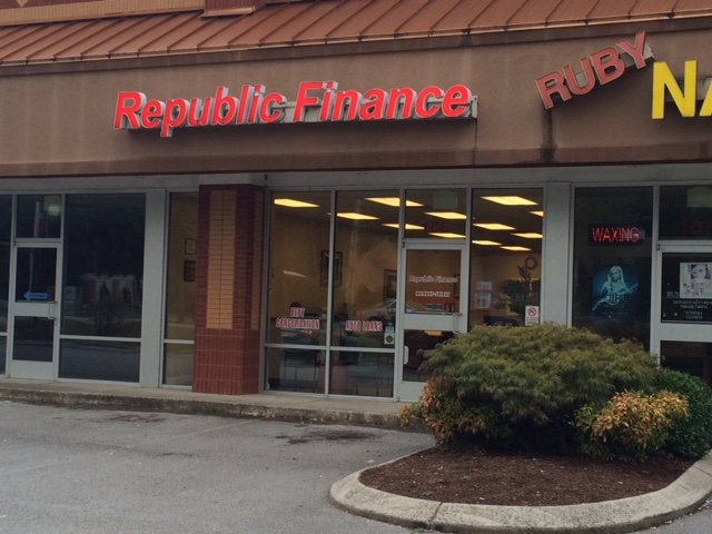 Republic Finance installment loans in Chattanooga, Tennessee (TN)