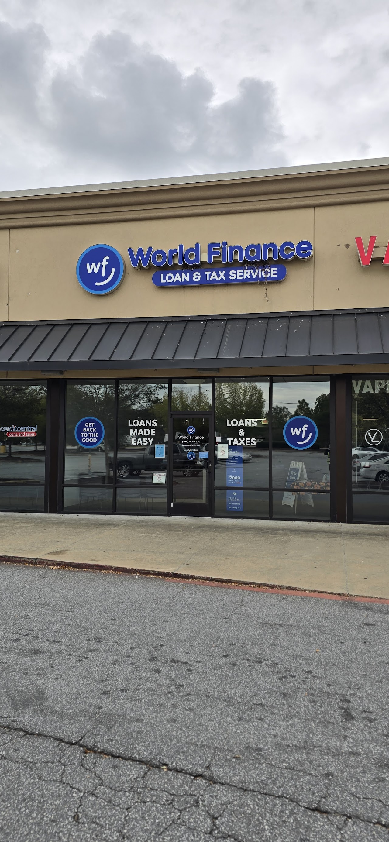 World Finance installment loans in Columbus, Georgia (GA)