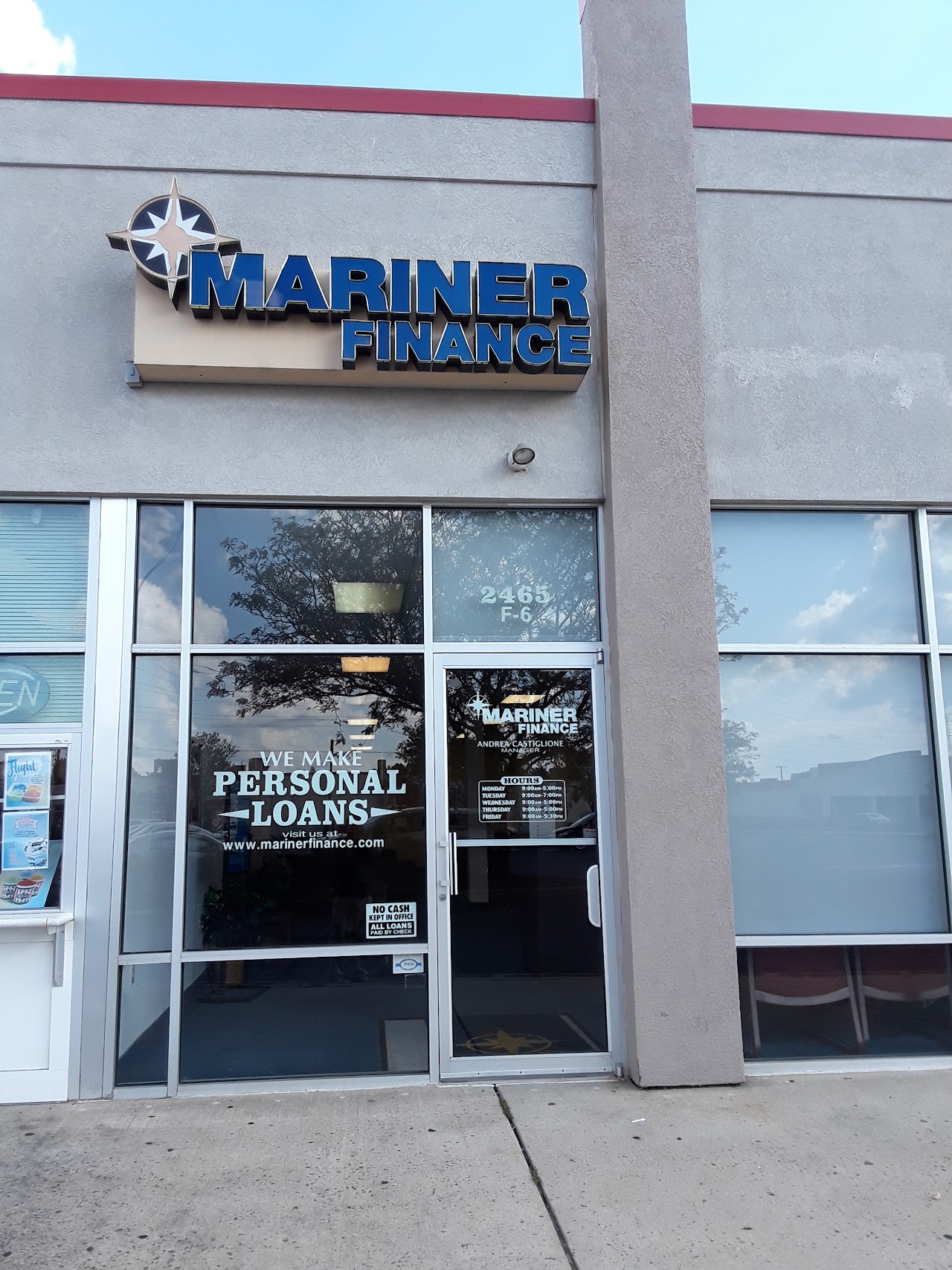 Mariner Finance installment loans in Trenton, New Jersey (NJ)