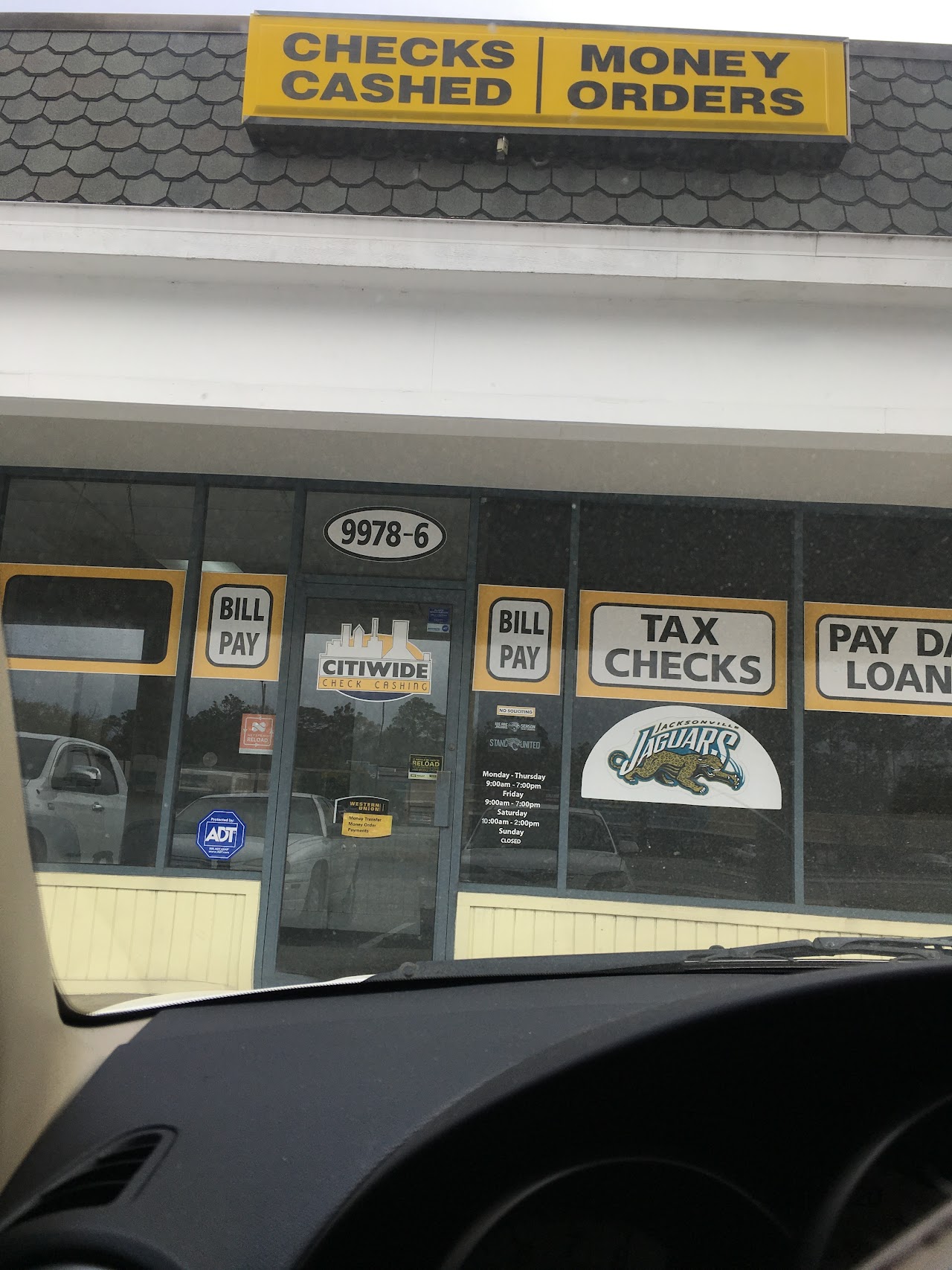 Citiwide Check Cashing - exterior - Jacksonville, Florida