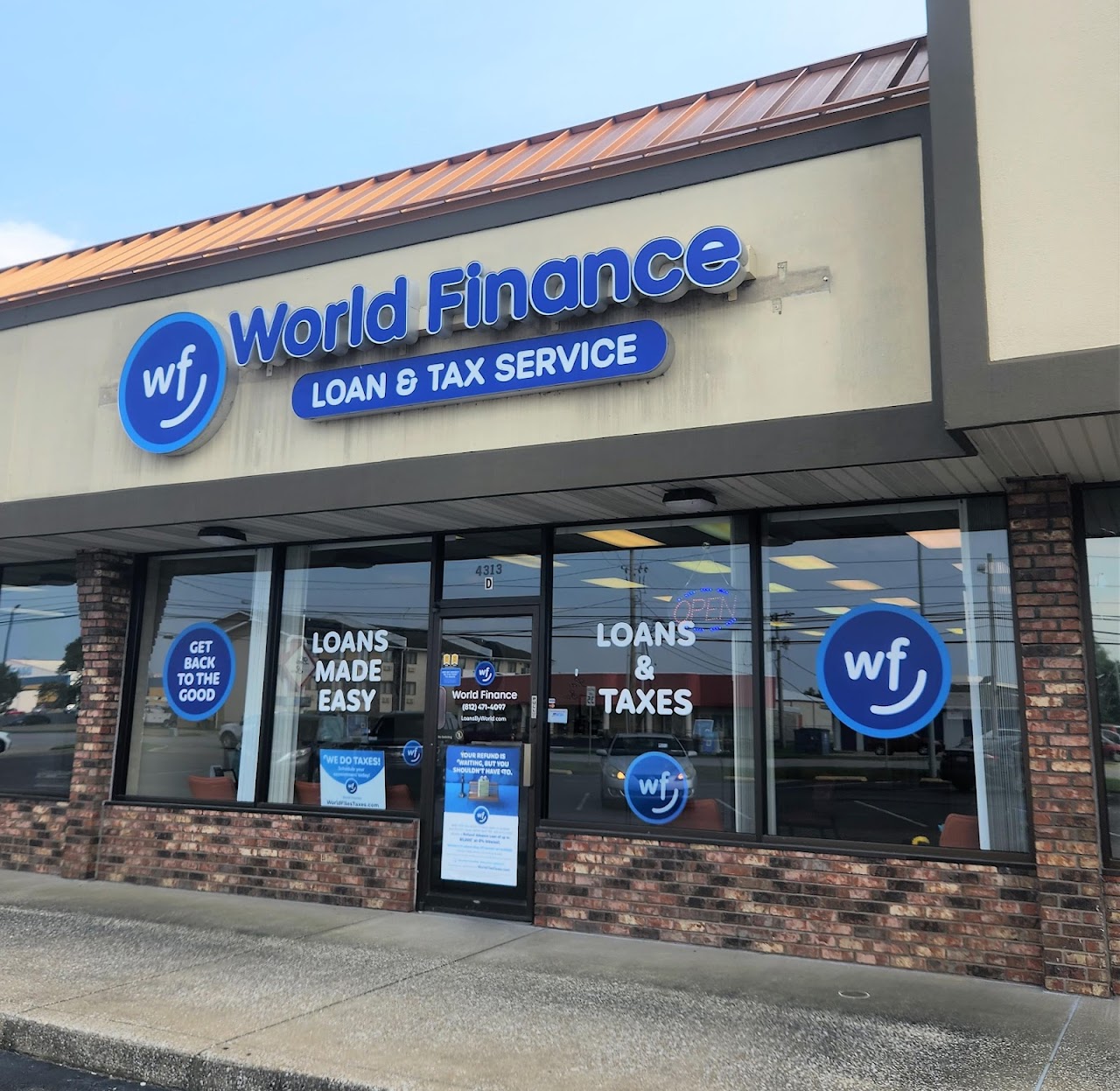 World Finance payday loans in Evansville, Indiana (IN)