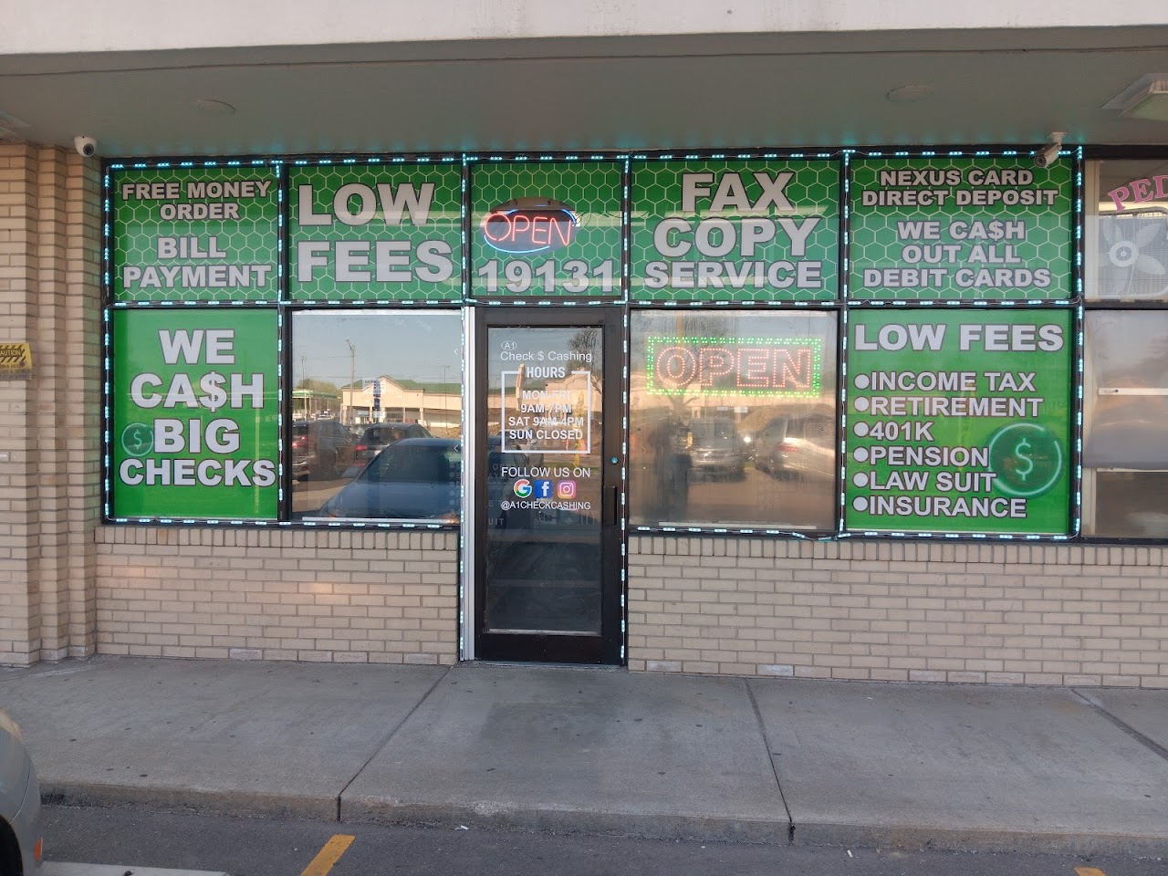 A1 Check Cashing - exterior - Detroit, Michigan