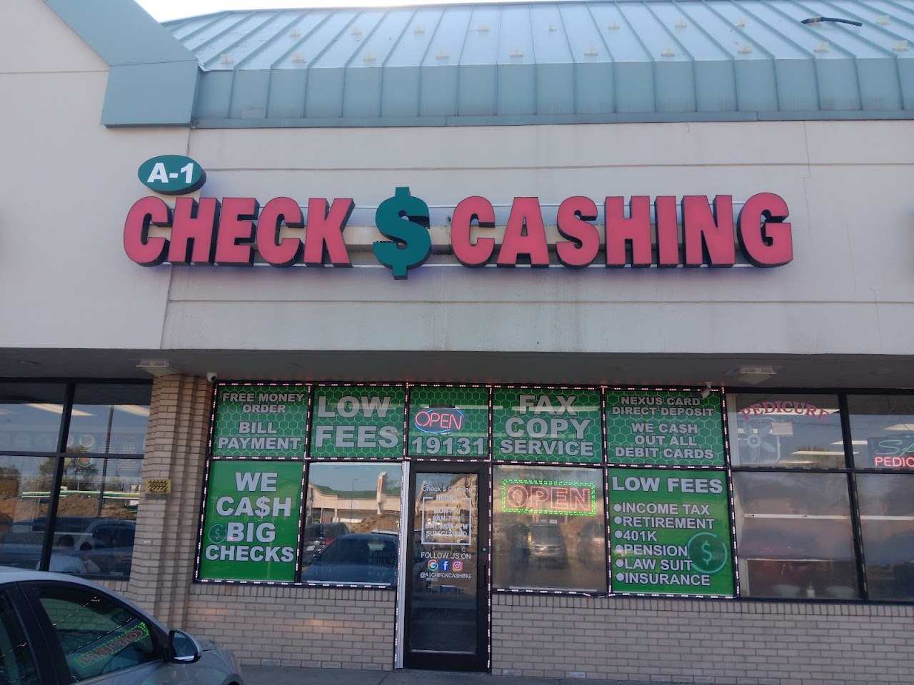 A1 Check Cashing - exterior - Detroit, Michigan