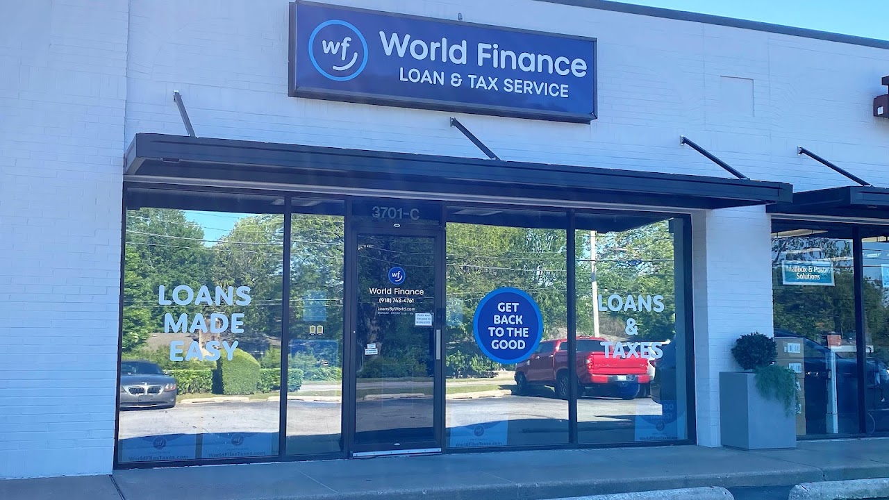 World Finance installment loans in Tulsa, Oklahoma (OK)