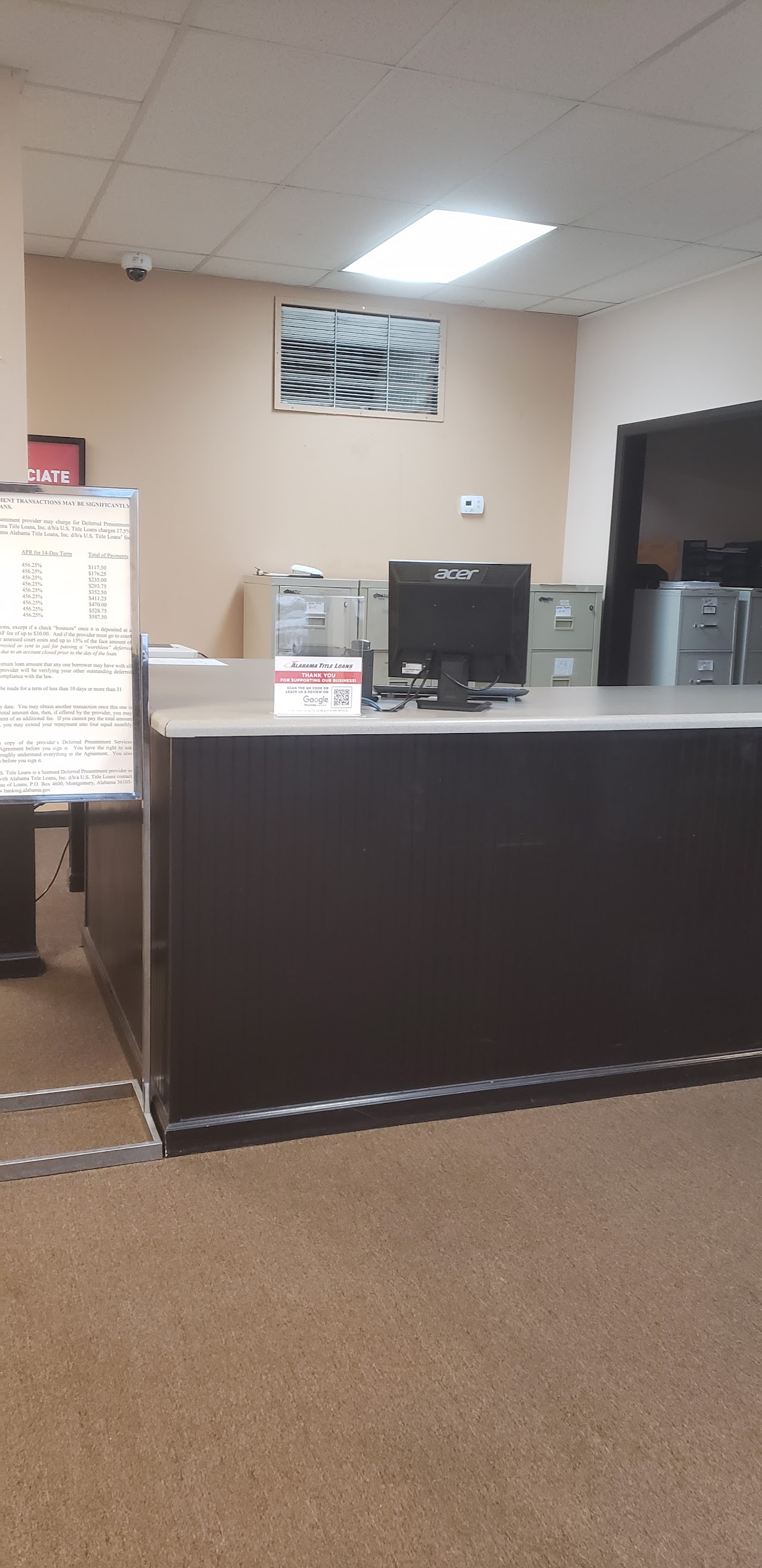 Alabama Title Loans, Inc. - exterior - Montgomery, Alabama