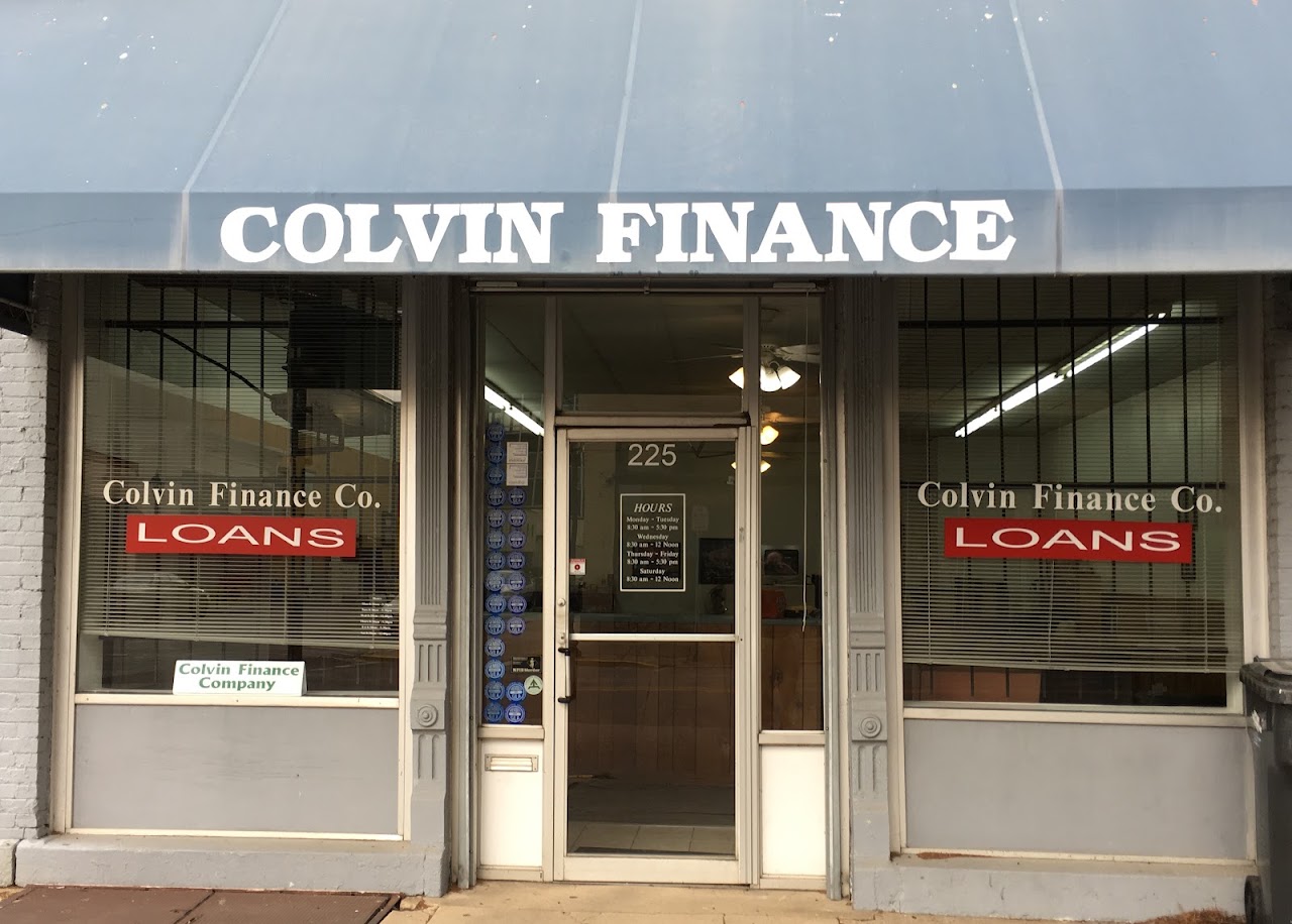 Colvin Finance Company installment loans in Augusta, Georgia (GA)