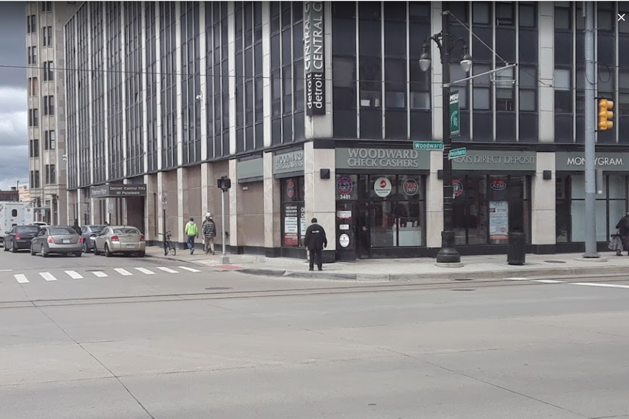 Woodward Check Cashing - exterior - Detroit, Michigan