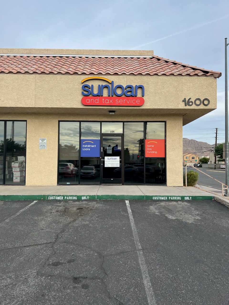 Sun Loan Company - exterior - Las Vegas, Nevada