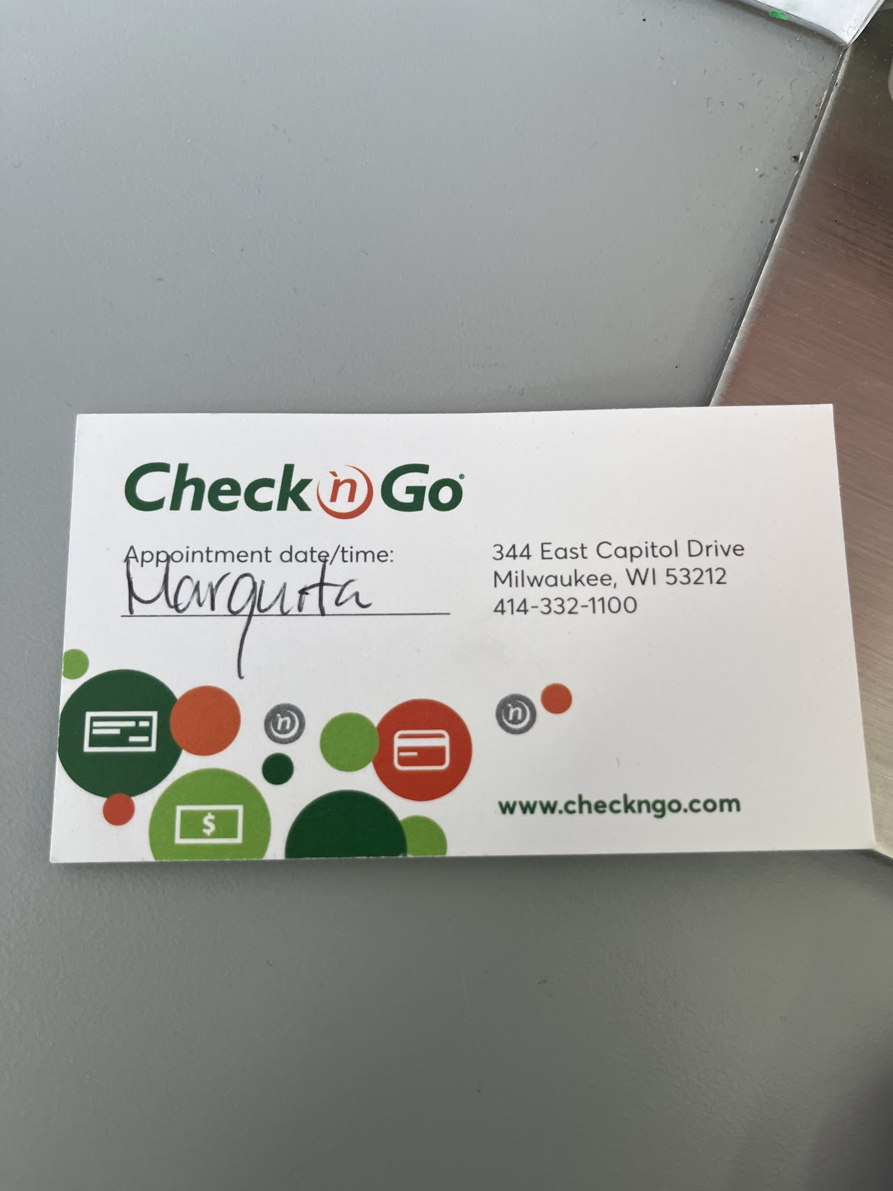 Check `n Go - exterior - Milwaukee, Wisconsin