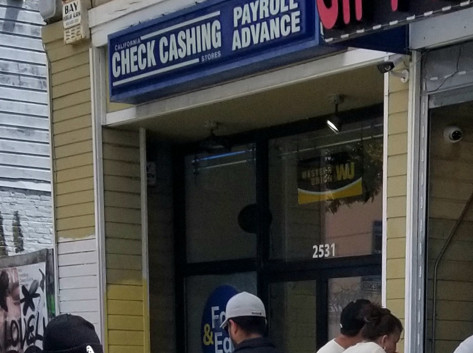 California Check Cashing Stores - exterior - San Francisco, California