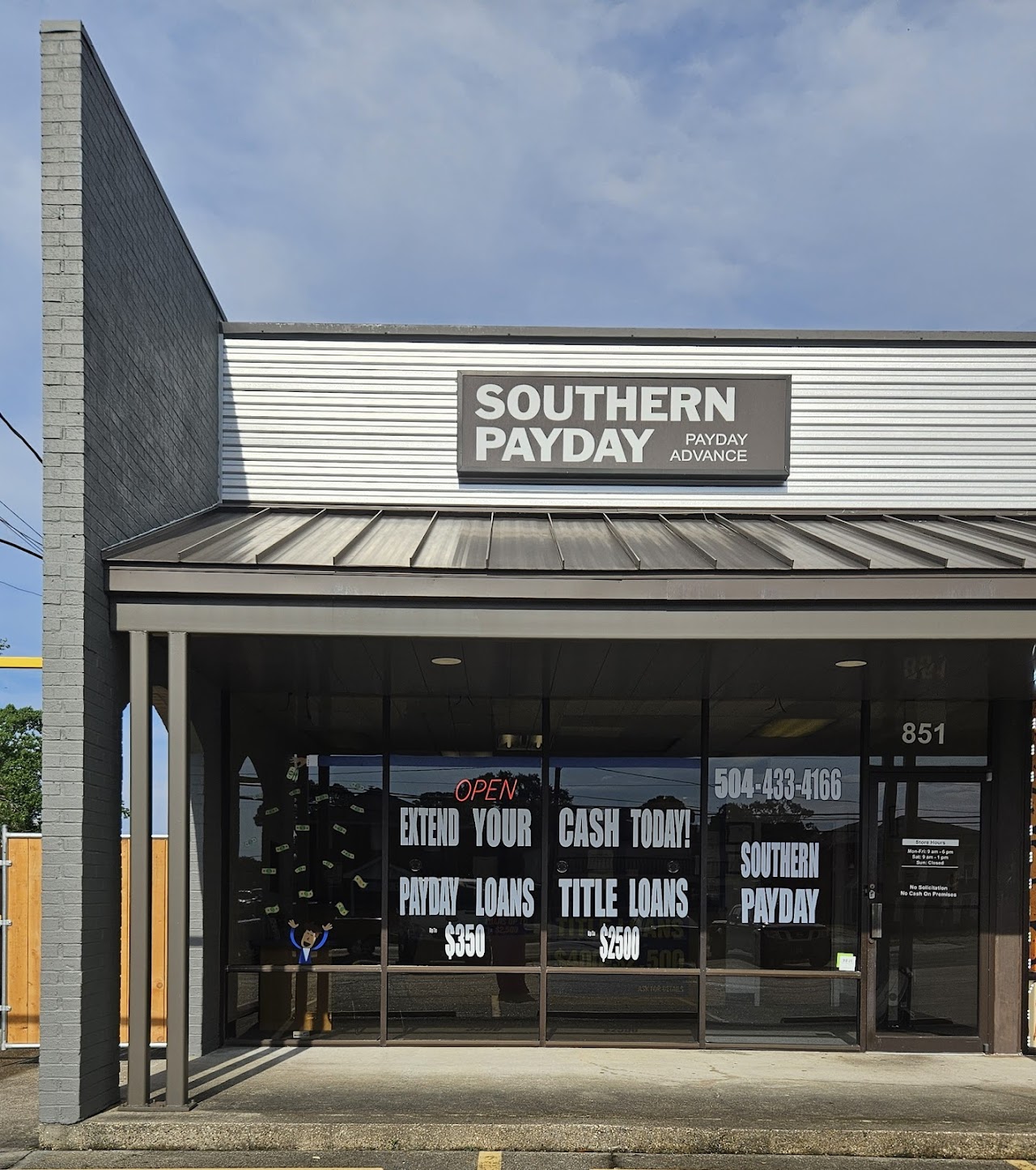 Southern Payday payday loans in New Orleans, Louisiana (LA)