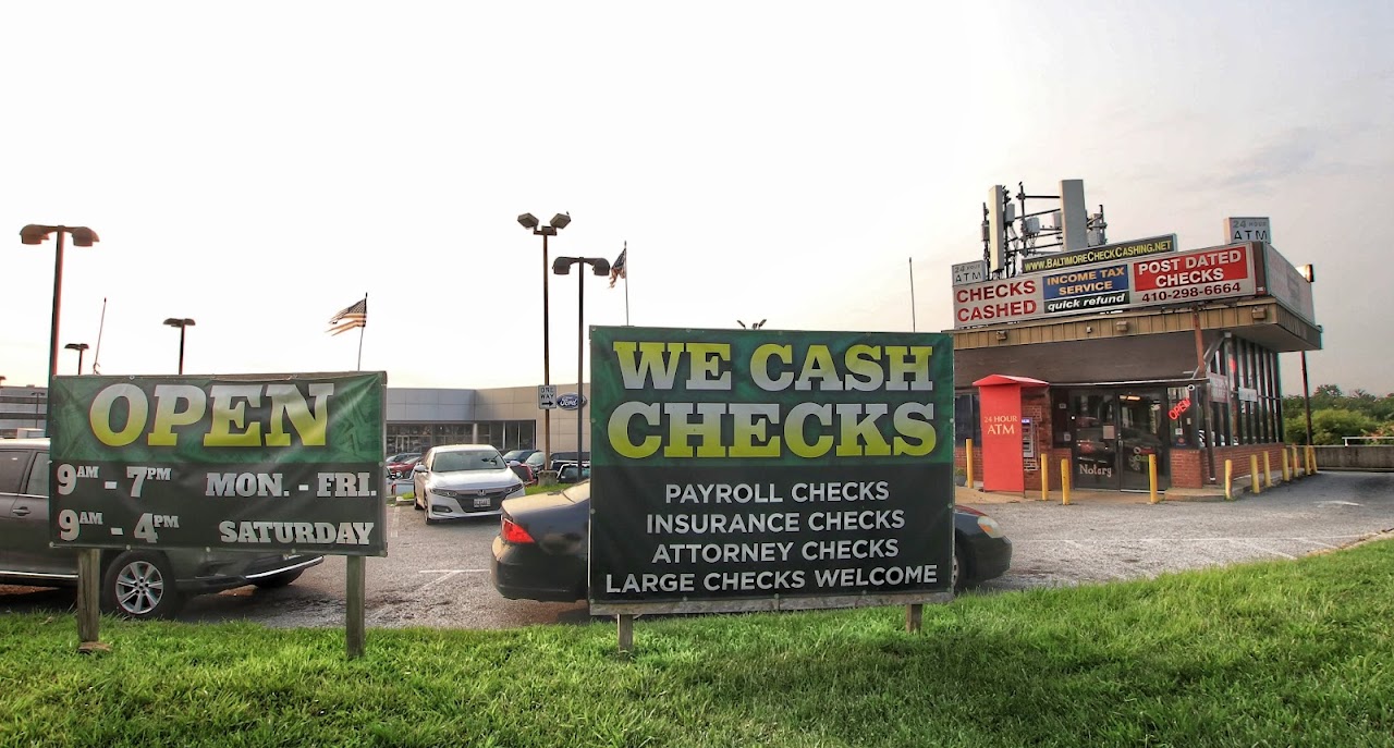 State Security Check Cashing - exterior - Baltimore, Maryland