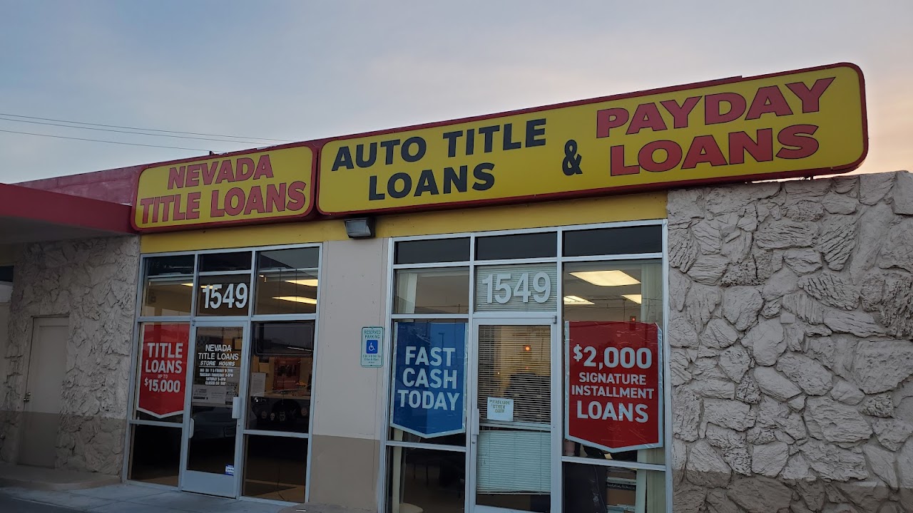 Nevada Title And Payday Loans, Inc. payday loans in Las Vegas, Nevada (NV)