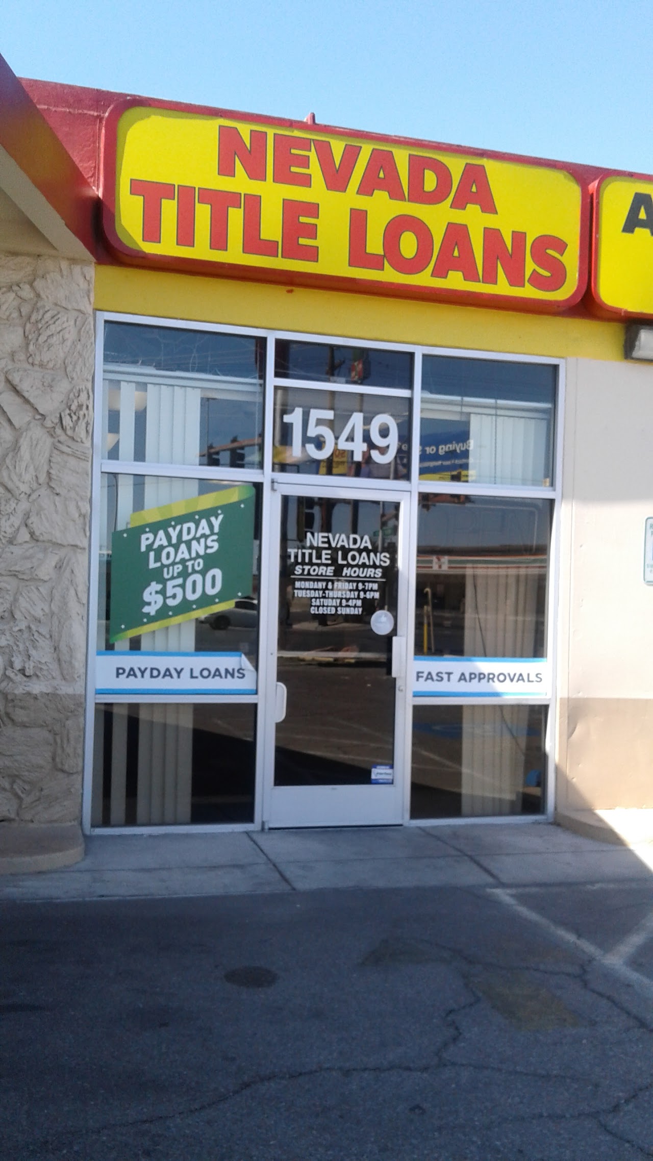 Nevada Title And Payday Loans, Inc. - exterior - Las Vegas, Nevada