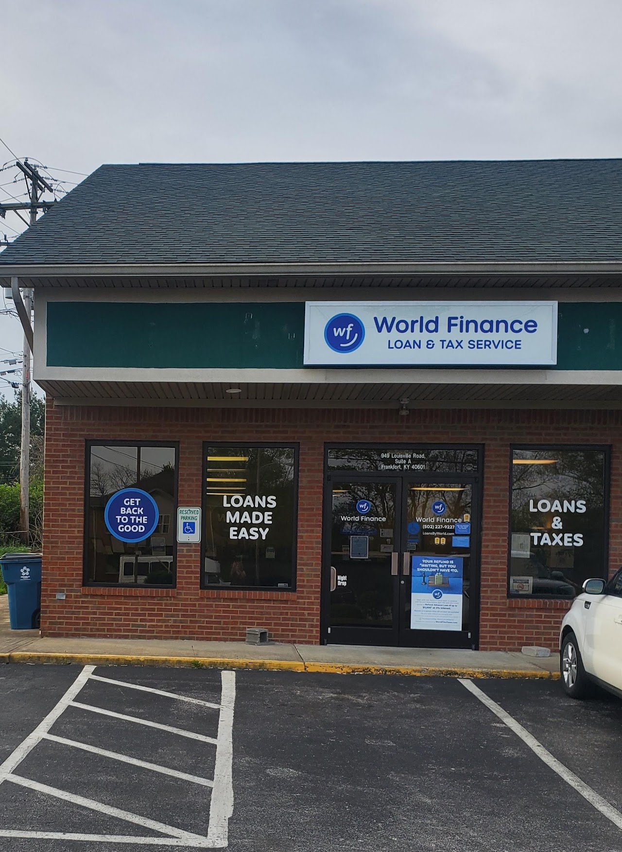 World Finance installment loans in Frankfort, Kentucky (KY)