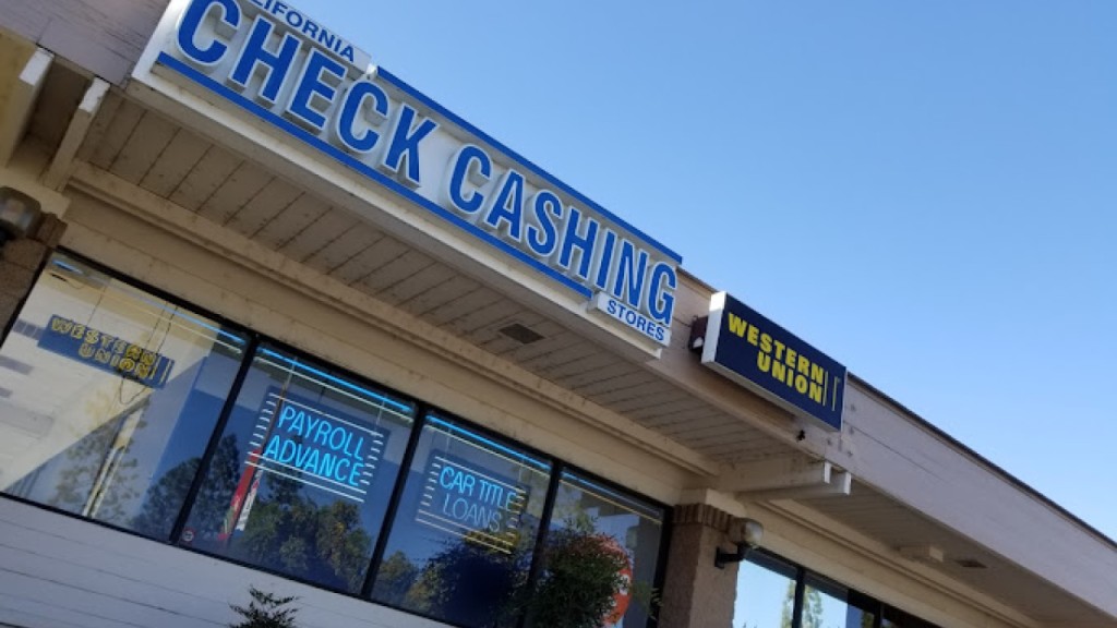 California Check Cashing Stores - exterior - Fresno, California