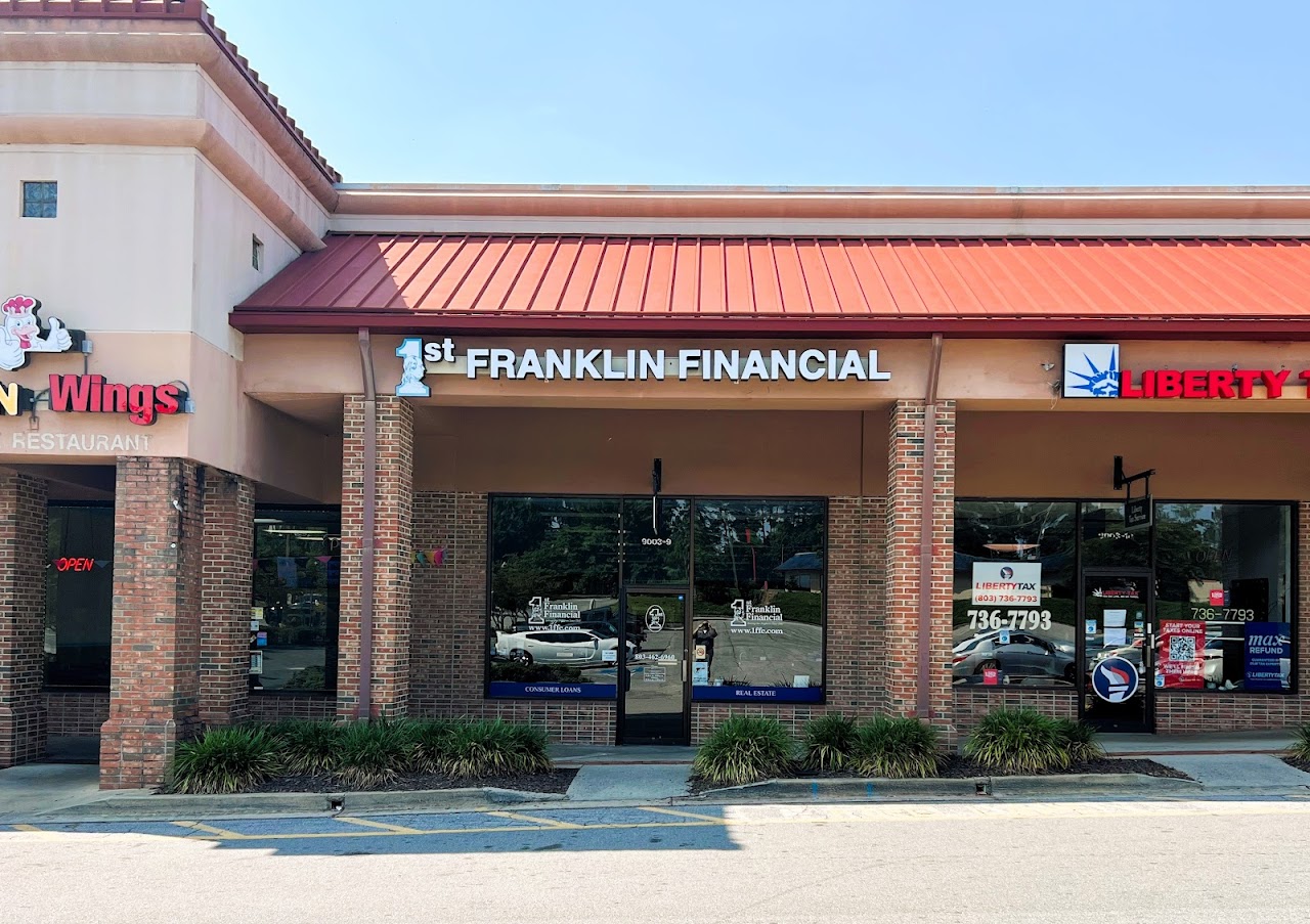 1st Franklin Financial installment loans in Columbia, South Carolina (SC)