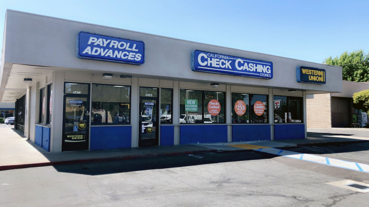 California Check Cashing Stores installment loans in Sacramento, California (CA)