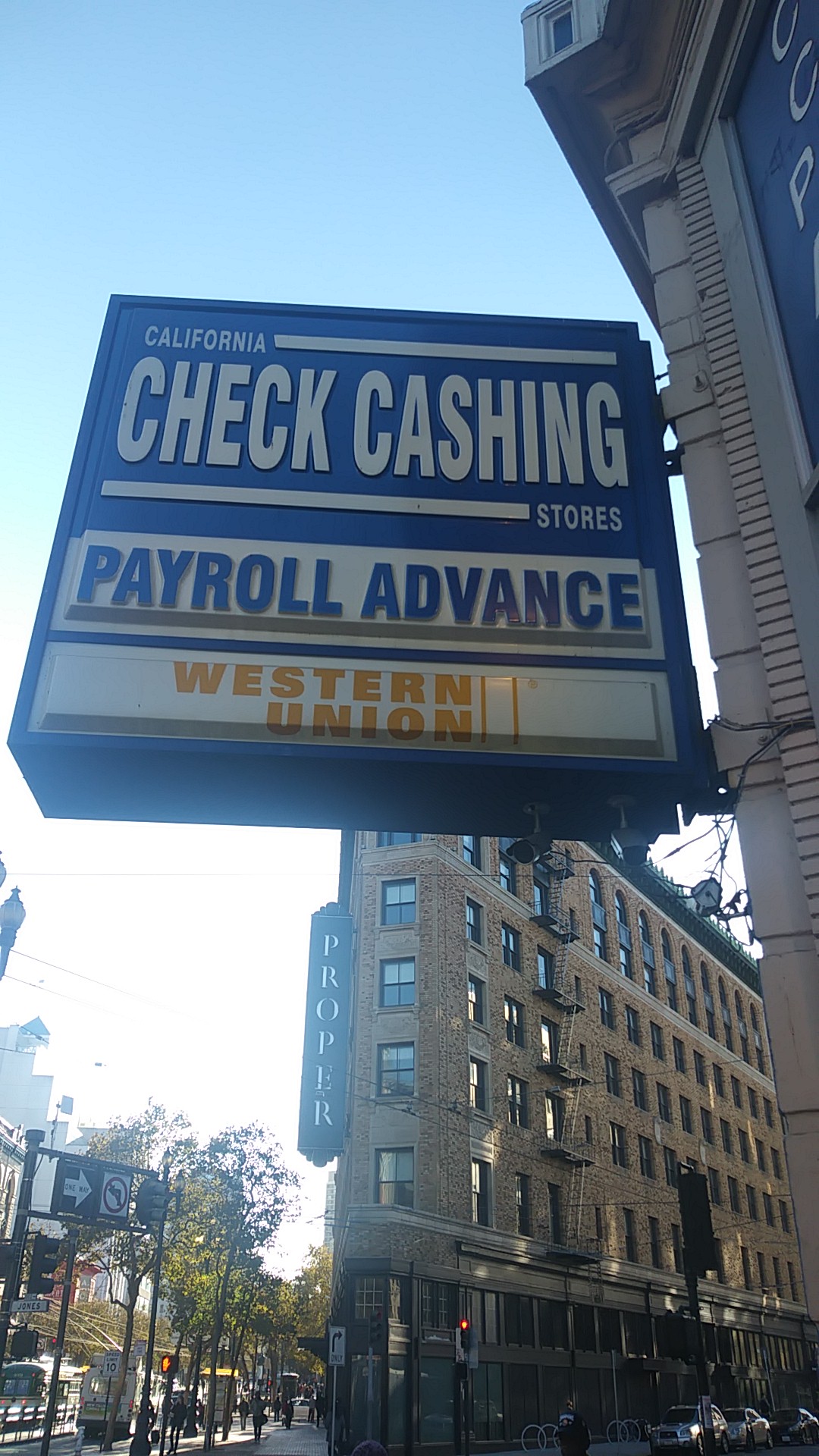 California Check Cashing Stores - exterior - San Francisco, California