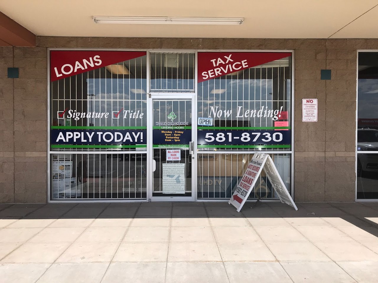 Western Finance installment loans in El Paso, Texas (TX)