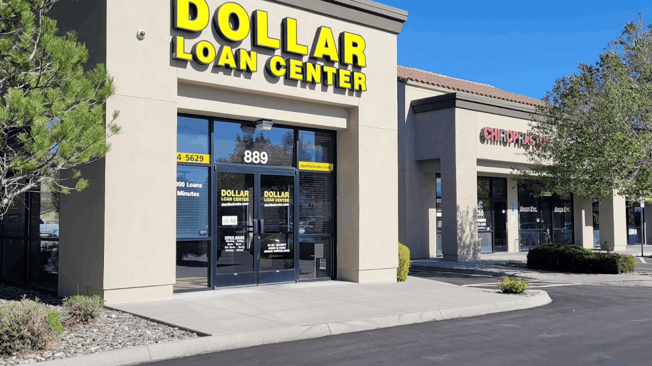 Dollar Loan Center installment loans in Reno, Nevada (NV)
