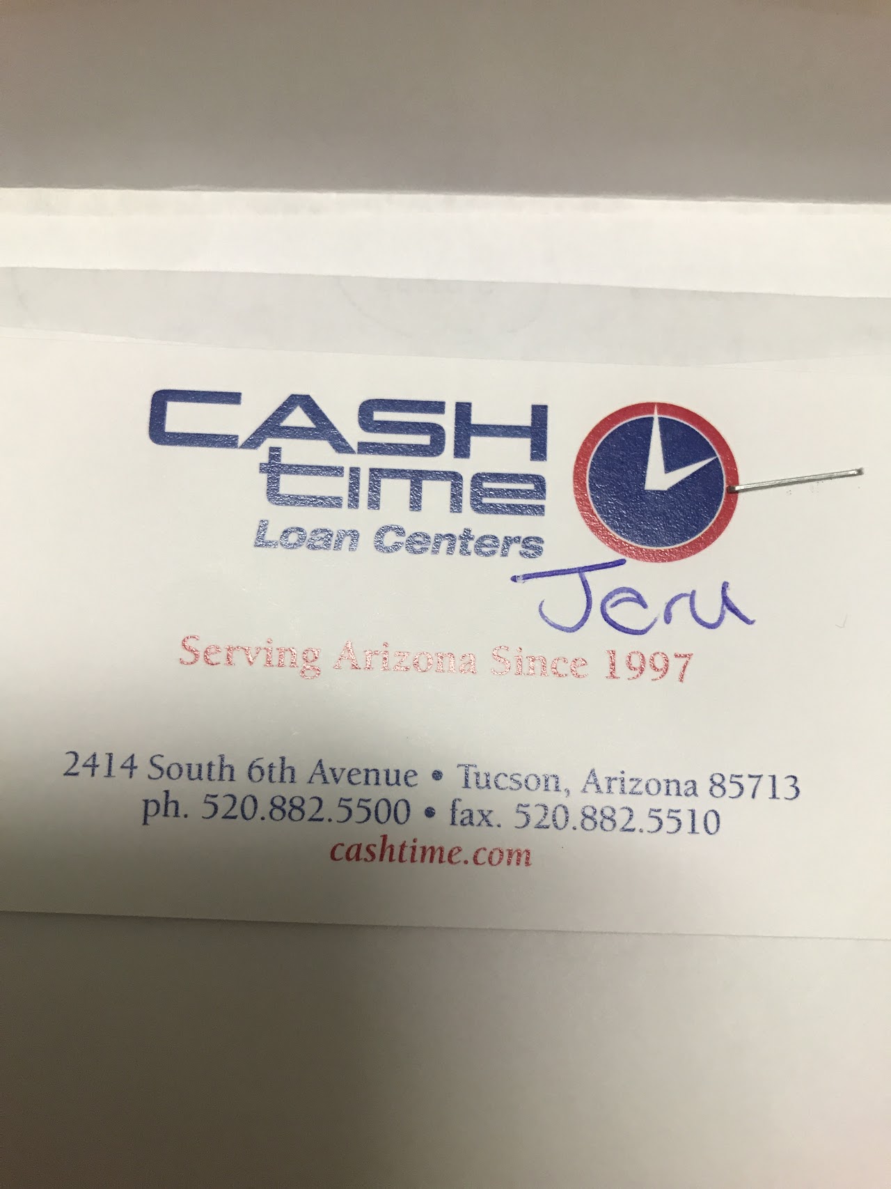 Cash Time Loan Centers - exterior - Tucson, Arizona