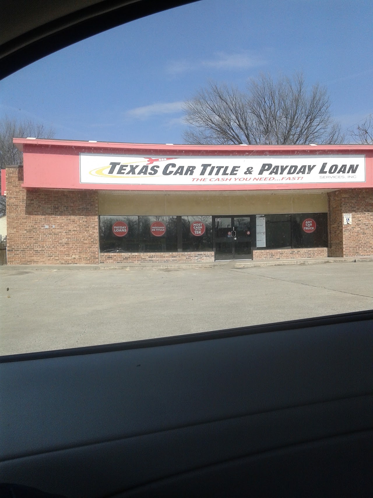 Texas Car Title and Payday Loan Services, Inc. - exterior - Fort Worth, Texas
