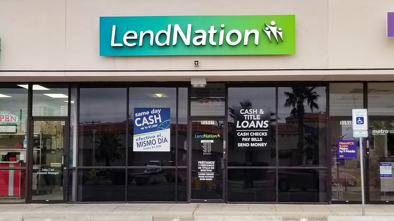 LendNation payday loans in El Paso, Texas (TX)
