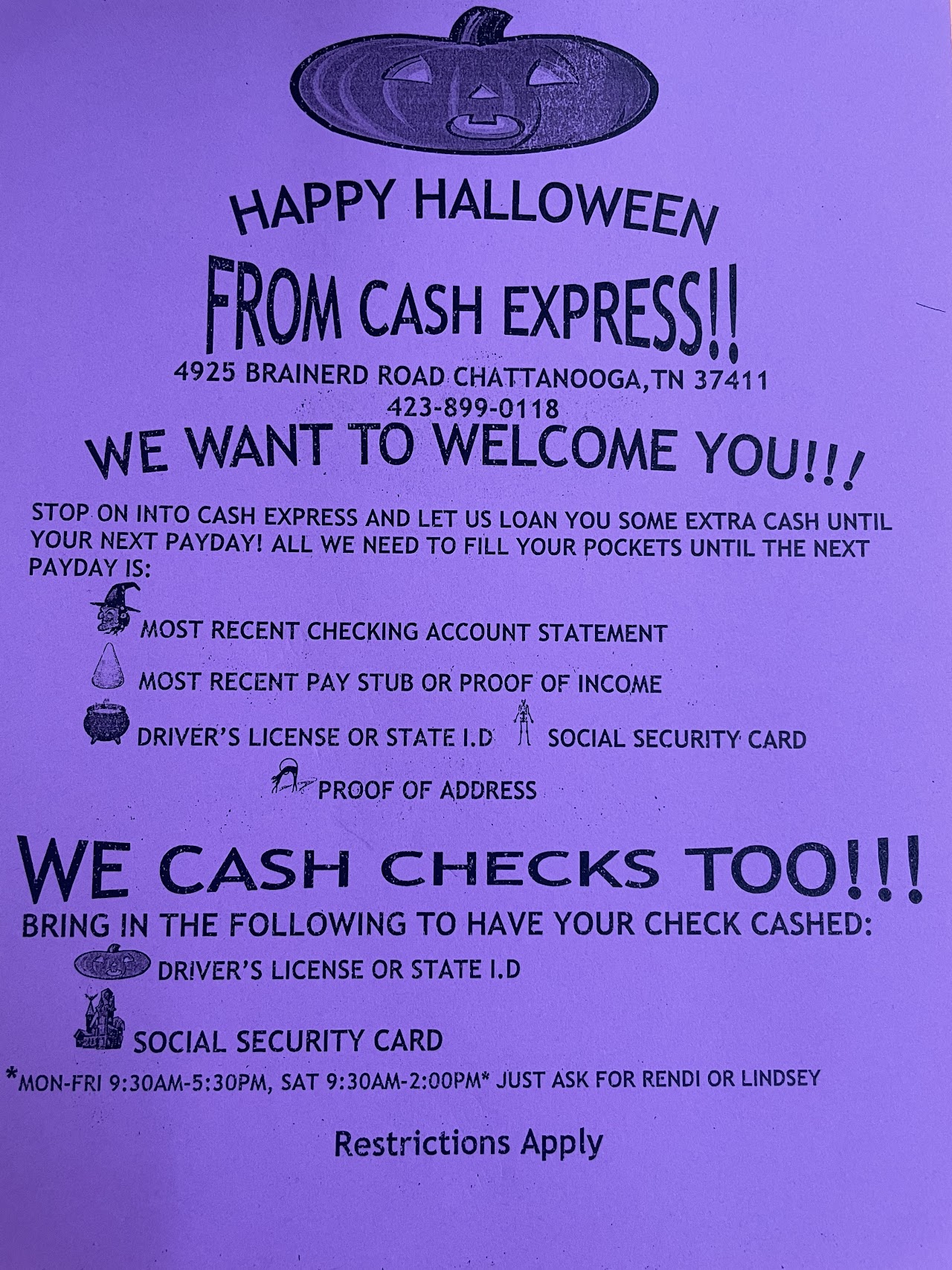 Cash Express - exterior - Chattanooga, Tennessee