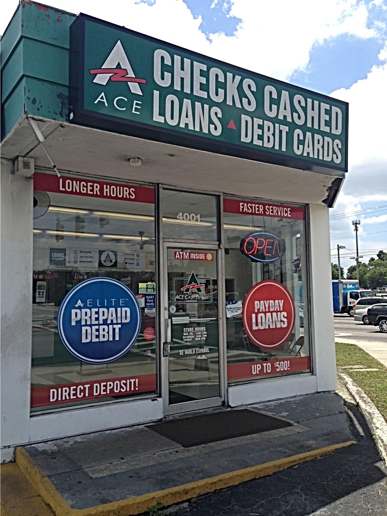 ACE Cash Express payday loans in Tampa, Florida (FL)