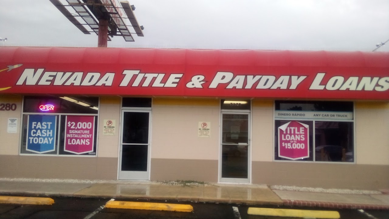 Nevada Title And Payday Loans, Inc. payday loans in Las Vegas, Nevada (NV)