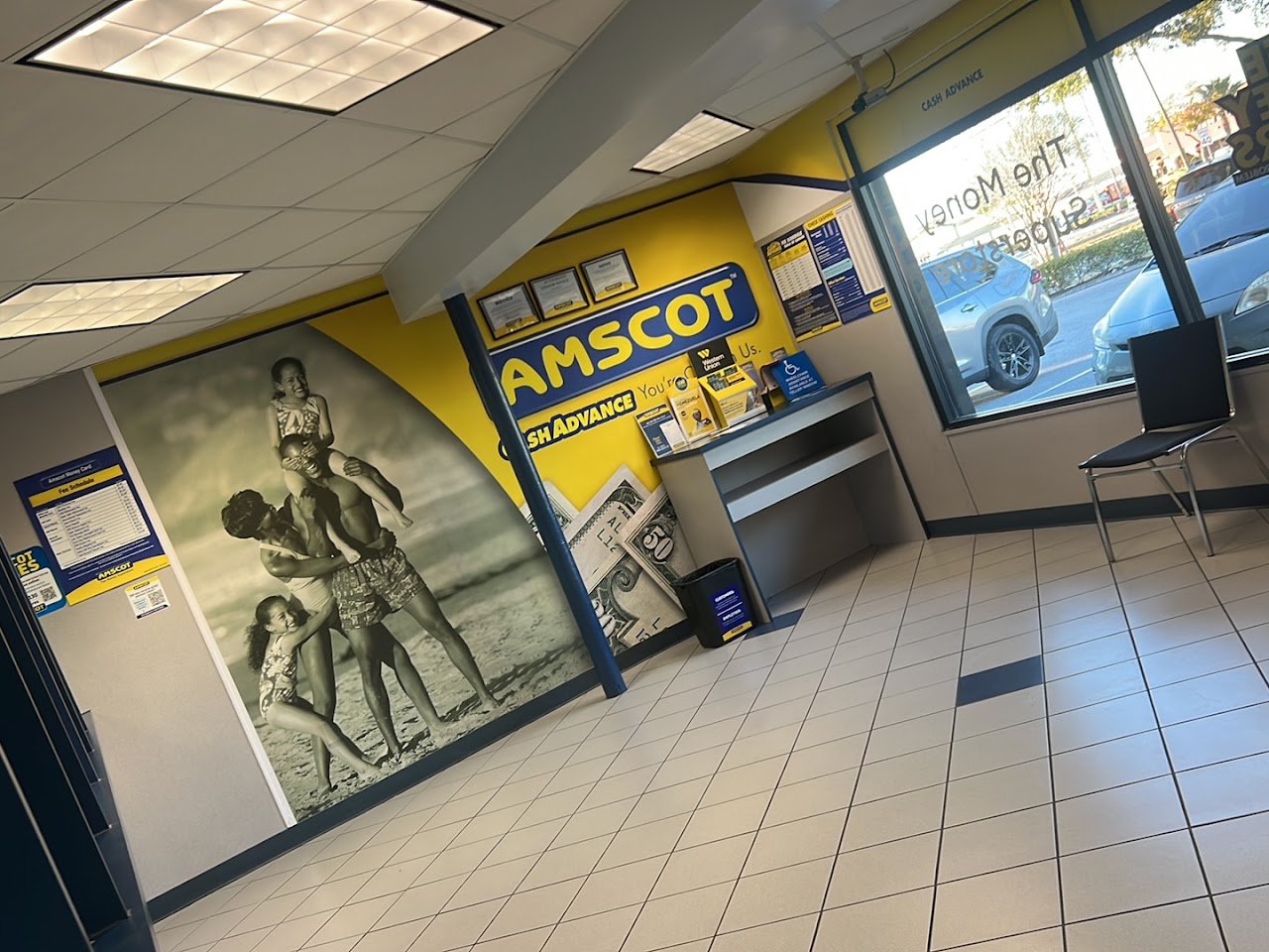Amscot - The Money Superstore - exterior - Saint Petersburg, Florida