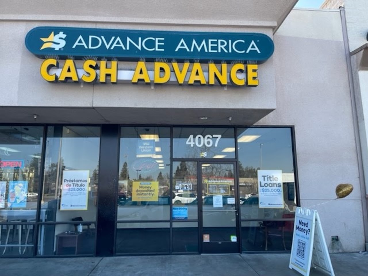 Advance America - exterior - Fresno, California