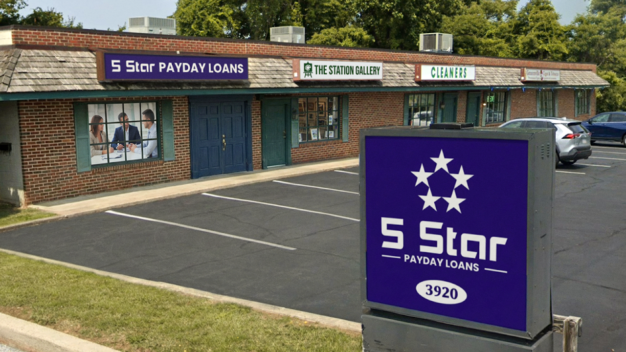 5 Star Payday Loans - exterior - Wilmington, Delaware
