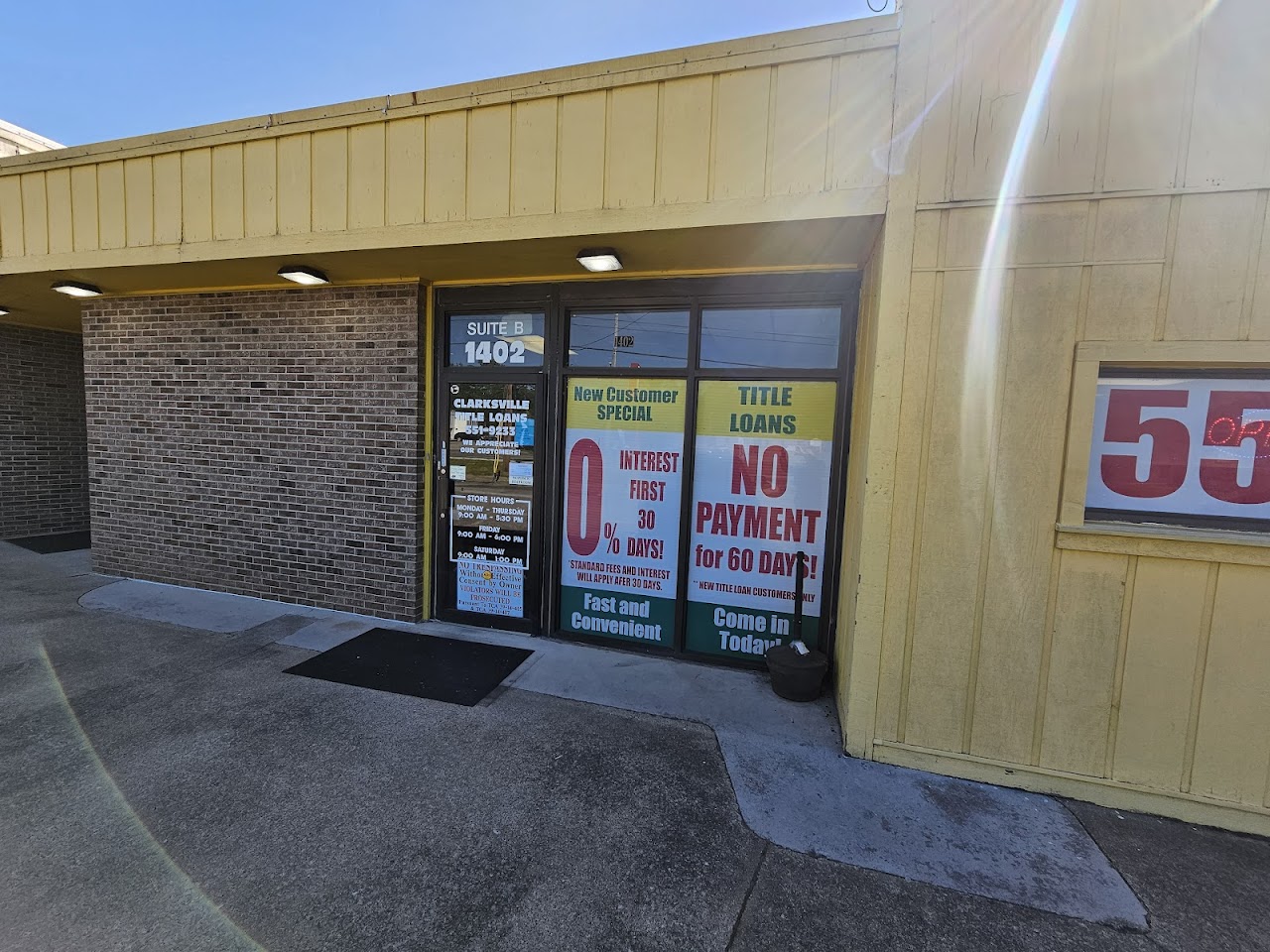 Clarksville Title Loans & Cash Advance - exterior - Clarksville, Tennessee