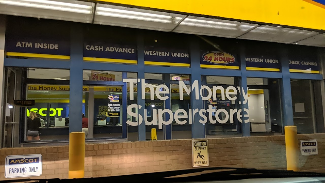 Amscot - The Money Superstore - exterior - Tampa, Florida