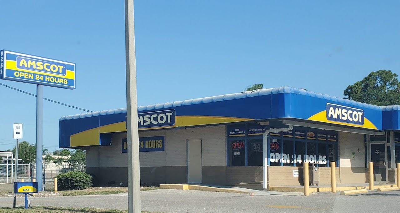 Amscot - The Money Superstore - exterior - Tampa, Florida