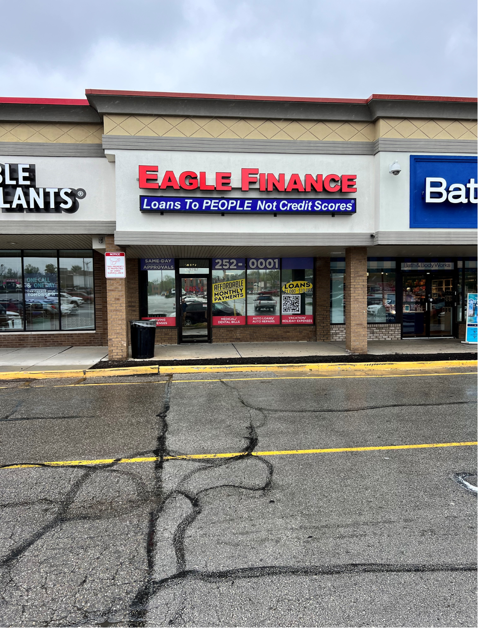 Eagle Finance installment loans in Indianapolis, Indiana (IN)