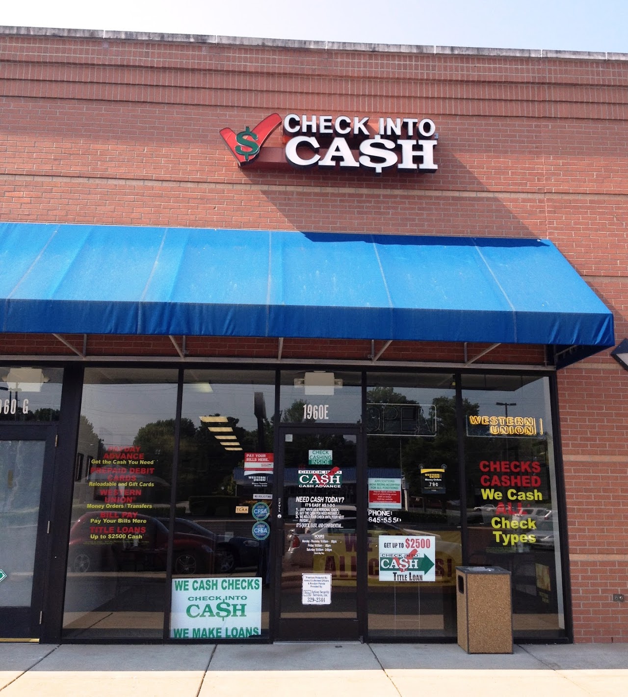 Check Into Cash installment loans in Clarksville, Tennessee (TN)