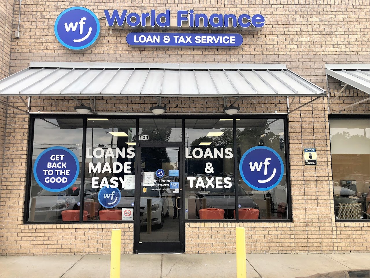 World Finance installment loans in Memphis, Tennessee (TN)
