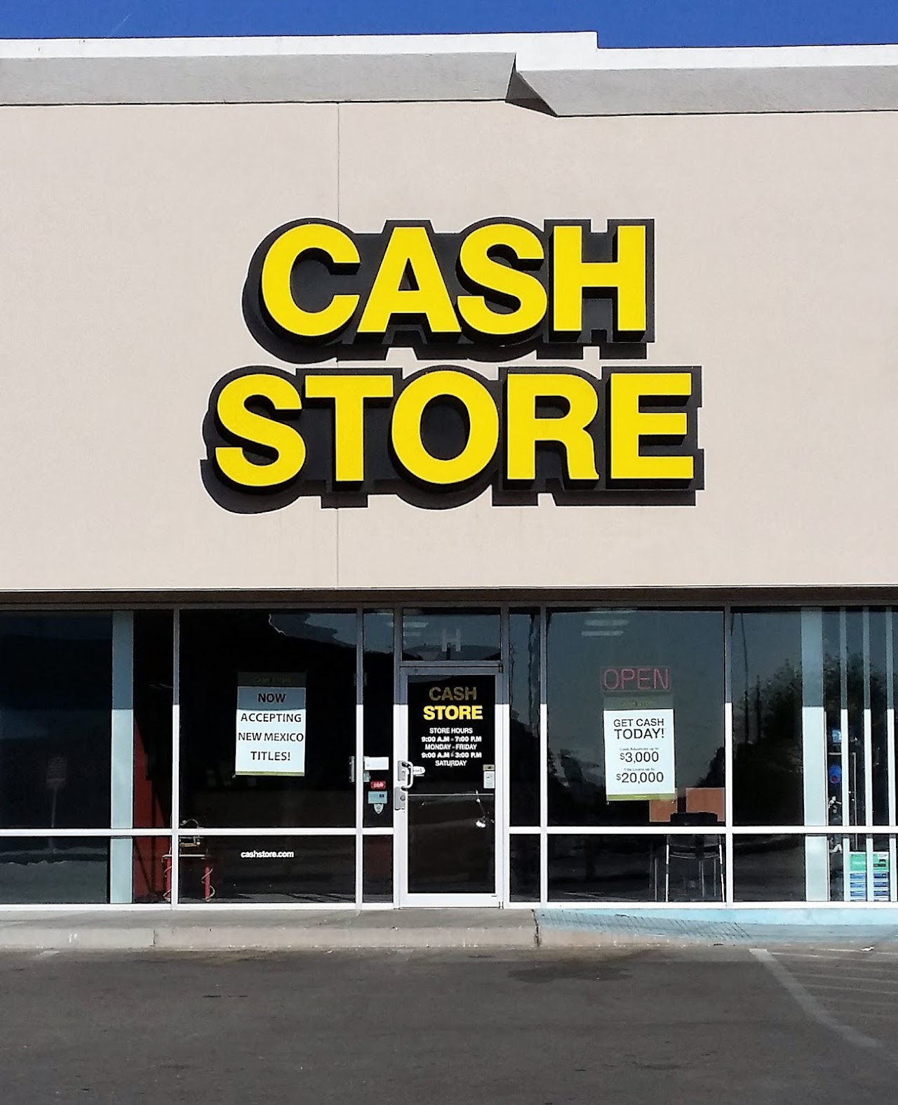 Cash Store - exterior - El Paso, Texas