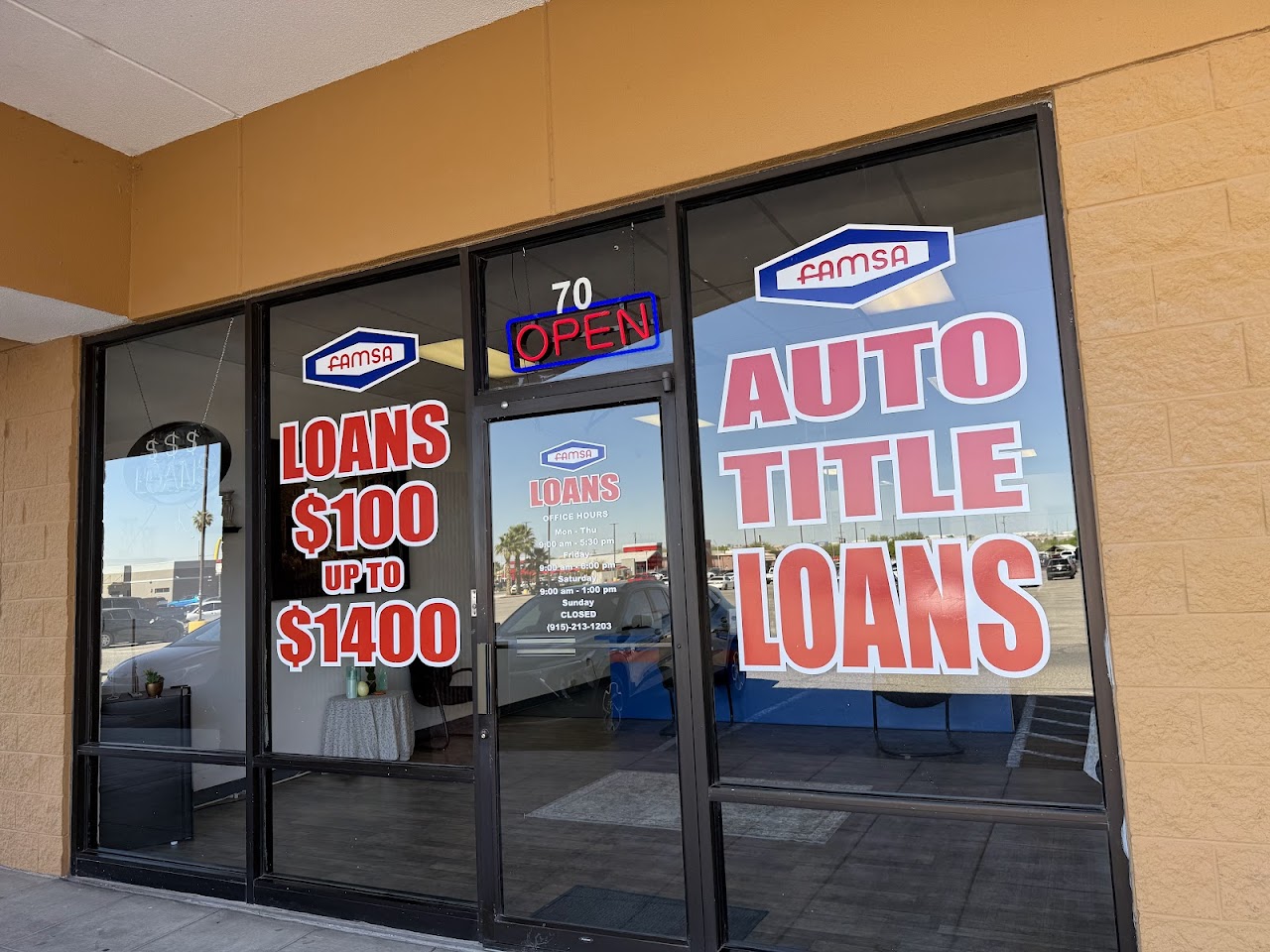 Famsa Loans - exterior - El Paso, Texas