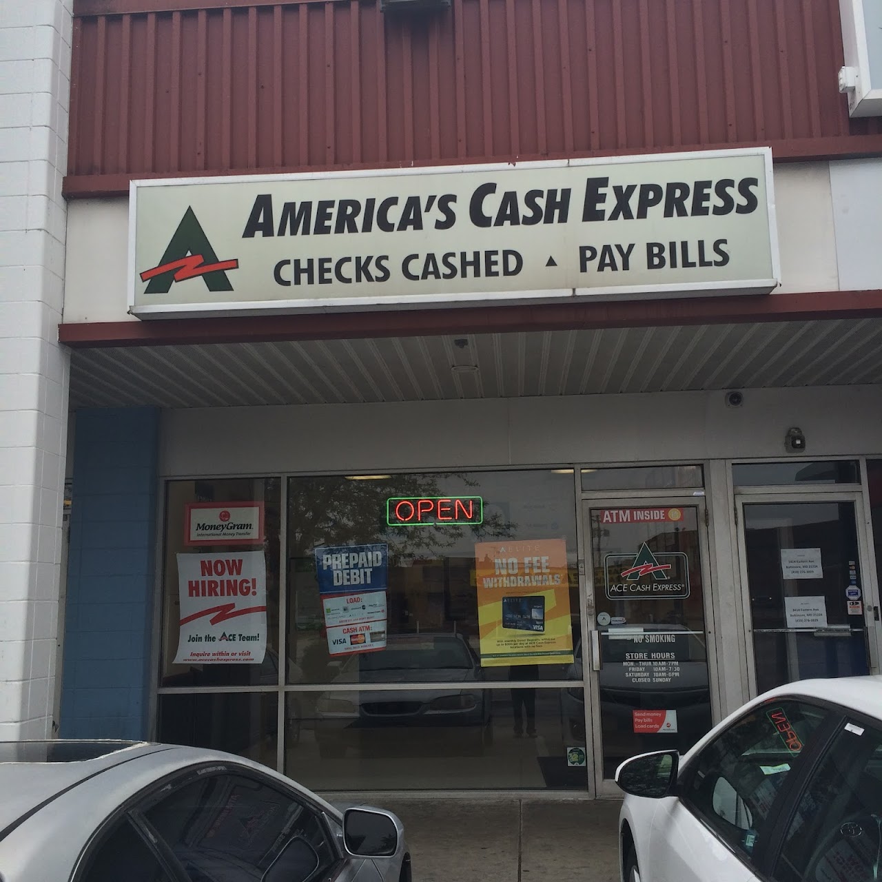 ACE Cash Express payday loans in Baltimore, Maryland (MD)